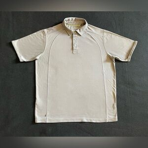 Tommy Bahama Polo Shirt Mens Medium Gray Golf Casual Short Sleeve Knit